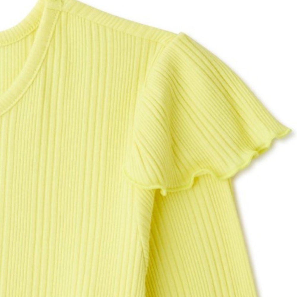 Girls Ruffle Shoulder Shirt - Picture 3 of 3